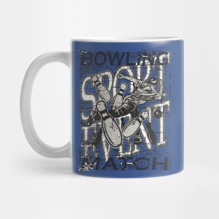 Sport Event Bowling Abstract Mug